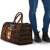 Straight Outta Kadavu Fiji Travel Bag Tribal Polynesian Tattoo Coat Of Arms Flag TS04 - Polynesian Pride
