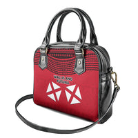 Wallis And Futuna Shoulder Handbag Polynesian Tattoo Flag Map TS04 - Polynesian Pride