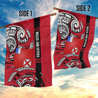 Wallis And Futuna Garden Flag Tribal Polynesian Tattoo Flag Motif TS04 - Polynesian Pride