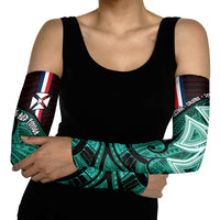 Wallis And Futuna Arm Sleeves Tribal Polynesian Tattoo Heritage Cross Flag TS04 - Polynesian Pride