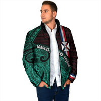 Wallis And Futuna Padded Jacket Tribal Polynesian Tattoo Heritage Cross Flag TS04 - Polynesian Pride