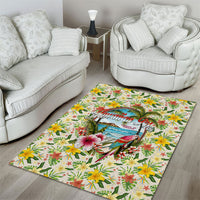 Hawaiian Piko Threads Of Paradise Aloha Area Rug Tropical Hibiscus Plumeria TS04 - Polynesian Pride