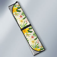 Hawaiian Piko Threads Of Paradise Aloha Auto Sun Shade Tropical Hibiscus Plumeria TS04 - Polynesian Pride