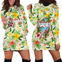 Hawaiian Piko Threads Of Paradise Aloha Hoodie Dress Tropical Hibiscus Plumeria TS04 - Polynesian Pride