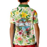 Hawaiian Piko Threads Of Paradise Aloha Kid Polo Shirt Tropical Hibiscus Plumeria TS04 - Polynesian Pride