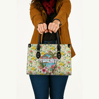 Hawaiian Piko Threads Of Paradise Aloha Leather Bag Tropical Hibiscus Plumeria TS04 - Polynesian Pride