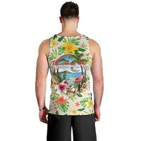 Hawaiian Piko Threads Of Paradise Aloha Men Tank Top Tropical Hibiscus Plumeria TS04 - Polynesian Pride