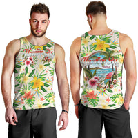 Hawaiian Piko Threads Of Paradise Aloha Men Tank Top Tropical Hibiscus Plumeria TS04 - Polynesian Pride