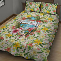 Hawaiian Piko Threads Of Paradise Aloha Quilt Bed Set Tropical Hibiscus Plumeria TS04 - Polynesian Pride