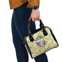 Hawaiian Piko Threads Of Paradise Aloha Shoulder Handbag Tropical Hibiscus Plumeria TS04 - Polynesian Pride
