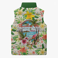 Hawaiian Piko Threads Of Paradise Aloha Sleeveless Puffer Jacket Tropical Hibiscus Plumeria TS04 - Polynesian Pride
