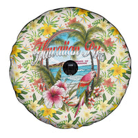 Hawaiian Piko Threads Of Paradise Aloha Spare Tire Cover Tropical Hibiscus Plumeria TS04 - Polynesian Pride