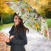 Hawaiian Piko Threads Of Paradise Aloha Umbrella Tropical Hibiscus Plumeria TS04 - Polynesian Pride