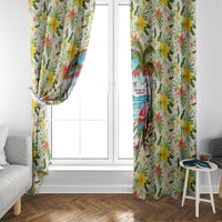 Hawaiian Piko Threads Of Paradise Aloha Window Curtain Tropical Hibiscus Plumeria TS04 - Polynesian Pride