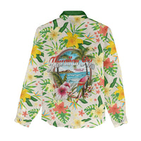 Hawaiian Piko Threads Of Paradise Aloha Women Casual Shirt Tropical Hibiscus Plumeria TS04 - Polynesian Pride