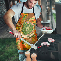 Hawaiian Piko Lani Cultivate I Ka Piko Aloha Apron Retro Psychedelic Taro Leaf - Hibiscus Flowers TS04 - Polynesian Pride