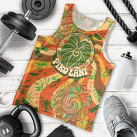 Hawaiian Piko Lani Cultivate I Ka Piko Aloha Men Tank Top Retro Psychedelic Taro Leaf - Hibiscus Flowers TS04 - Polynesian Pride