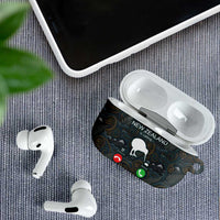 New Zealand is Calling and I Must Go AirPods Case Kiwi Bird Silhouette