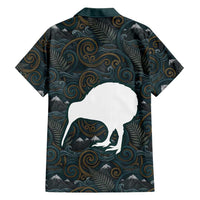 New Zealand is Calling and I Must Go Family Matching Off Shoulder Maxi Dress and Hawaiian Shirt Kiwi Bird Silhouette