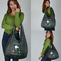 New Zealand is Calling and I Must Go Grocery Bag Kiwi Bird Silhouette