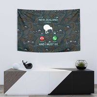 New Zealand is Calling and I Must Go Tapestry Kiwi Bird Silhouette TS04 - Polynesian Pride