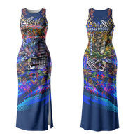 American Samoa Warrior Couples Matching Tank Maxi Dress and Hawaiian Shirt Polynesian Fruit Bat Talofa Urban Graffiti Street Art TS04 - Polynesian Pride