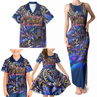 American Samoa Warrior Family Matching Tank Maxi Dress and Hawaiian Shirt Polynesian Fruit Bat Talofa Urban Graffiti Street Art TS04 - Polynesian Pride