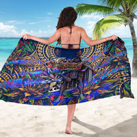 American Samoa Warrior Sarong Polynesian Fruit Bat Talofa Urban Graffiti Street Art