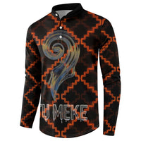Tu Meke Maori New Zealand Slang Button Sweatshirt with Glow Neon Step Style TS04 - Polynesian Pride