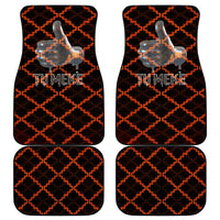 Tu Meke Maori New Zealand Slang Car Mats with Glow Neon Step Style