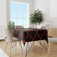 Tu Meke Maori New Zealand Slang Tablecloth with Glow Neon Step Style TS04 - Polynesian Pride