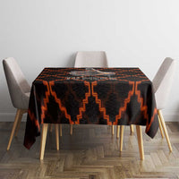 Tu Meke Maori New Zealand Slang Tablecloth with Glow Neon Step Style TS04 - Polynesian Pride
