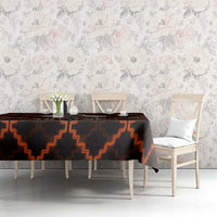 Tu Meke Maori New Zealand Slang Tablecloth with Glow Neon Step Style TS04 - Polynesian Pride