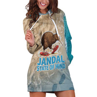 Kiwi Jandal Beach Life Hoodie Dress New Zealand Flip Flops Ocean Wave Surf Style