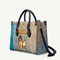 Kiwi Jandal Beach Life Leather Bag New Zealand Flip Flops Ocean Wave Surf Style