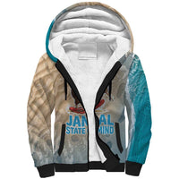 Kiwi Jandal Beach Life Sherpa Hoodie New Zealand Flip Flops Ocean Wave Surf Style