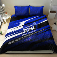 Kosrae Deep Sea Scuba Diving Bedding Set Blue Hole Beneath The Surface Coral Reef Graphic Art