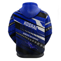 Kosrae Deep Sea Scuba Diving Hoodie Blue Hole Beneath The Surface Coral Reef Graphic Art