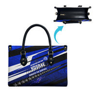 Kosrae Deep Sea Scuba Diving Leather Bag Blue Hole Beneath The Surface Coral Reef Graphic Art