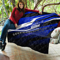 Kosrae Deep Sea Scuba Diving Quilt Blue Hole Beneath The Surface Coral Reef Graphic Art
