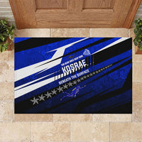Kosrae Deep Sea Scuba Diving Rubber Doormat Blue Hole Beneath The Surface Coral Reef Graphic Art