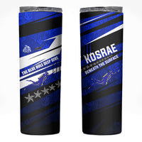 Kosrae Deep Sea Scuba Diving Skinny Tumbler Blue Hole Beneath The Surface Coral Reef Graphic Art