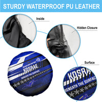 Kosrae Deep Sea Scuba Diving Spare Tire Cover Blue Hole Beneath The Surface Coral Reef Graphic Art