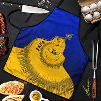 Kosrae Fafa Culinary Heritage Apron Kosraean Gold Taro Tradition Illustration With Coconut Leaves