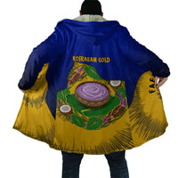Kosrae Fafa Culinary Heritage Cloak Kosraean Gold Taro Tradition Illustration With Coconut Leaves