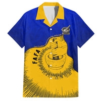 Kosrae Fafa Culinary Heritage Hawaiian Shirt Kosraean Gold Taro Tradition Illustration With Coconut Leaves