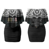 AIGA Always In Gods Arms Samoa Couples Matching Off Shoulder Short Dress and Long Sleeve Button Shirt Polynesian Tribal Tattoo Art Family Heritage Faith TS04 - Polynesian Pride