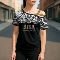 AIGA Always In Gods Arms Samoa Cross Shoulder Shirt Polynesian Tribal Tattoo Art Family Heritage Faith TS04 - Polynesian Pride