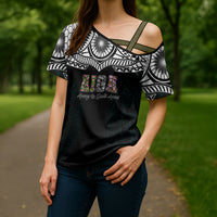 AIGA Always In Gods Arms Samoa Cross Shoulder Shirt Polynesian Tribal Tattoo Art Family Heritage Faith TS04 - Polynesian Pride