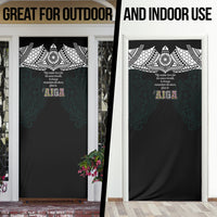 AIGA Always In Gods Arms Samoa Door Cover Polynesian Tribal Tattoo Art Family Heritage Faith TS04 - Polynesian Pride